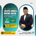 Lembaga Dakwah PCINU Jepang Gelar Kajian Spesial Lailatul Qadar & Khotmil Qur’an